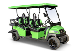 Green Bintelli 6 Seater Golf Cart Rental